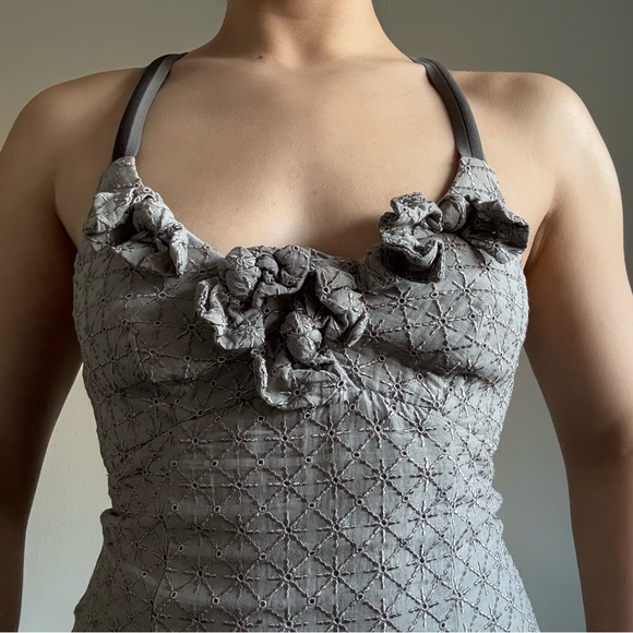 Cop Copine Grey Ruffle Dress - Picture 5 of 16